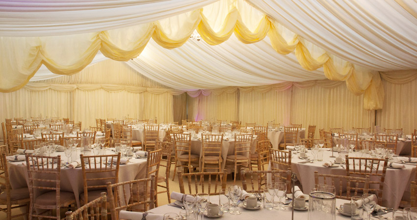 Wedding Marquee Interior 2