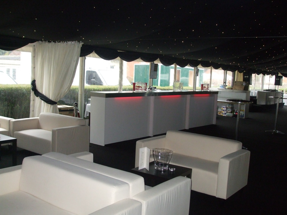 Corporate Event Marquee - Lounge Bar