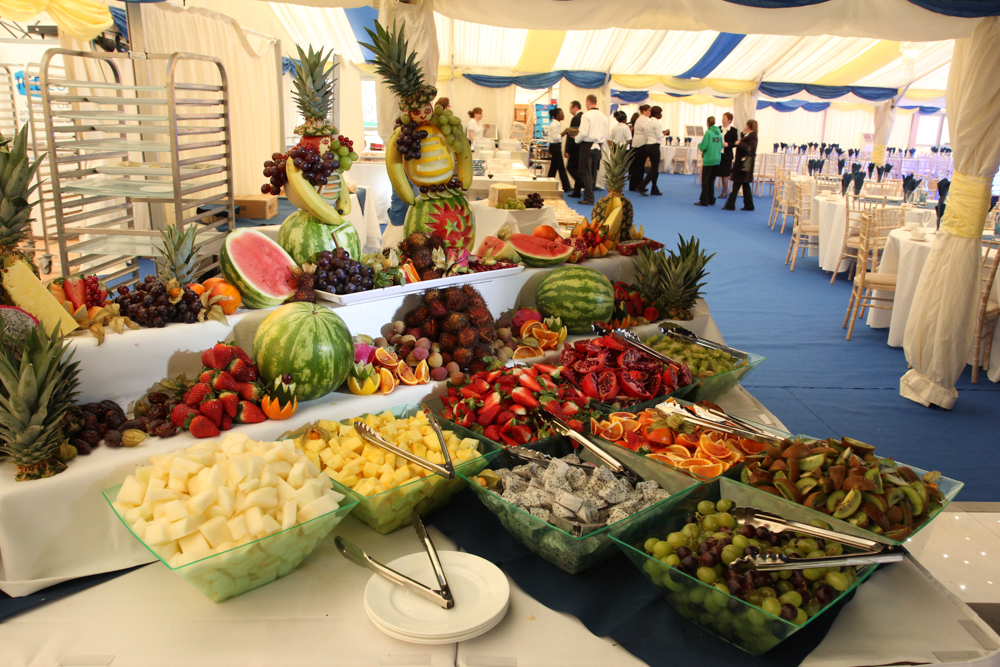 Corporate Event Marquee - Food stand
