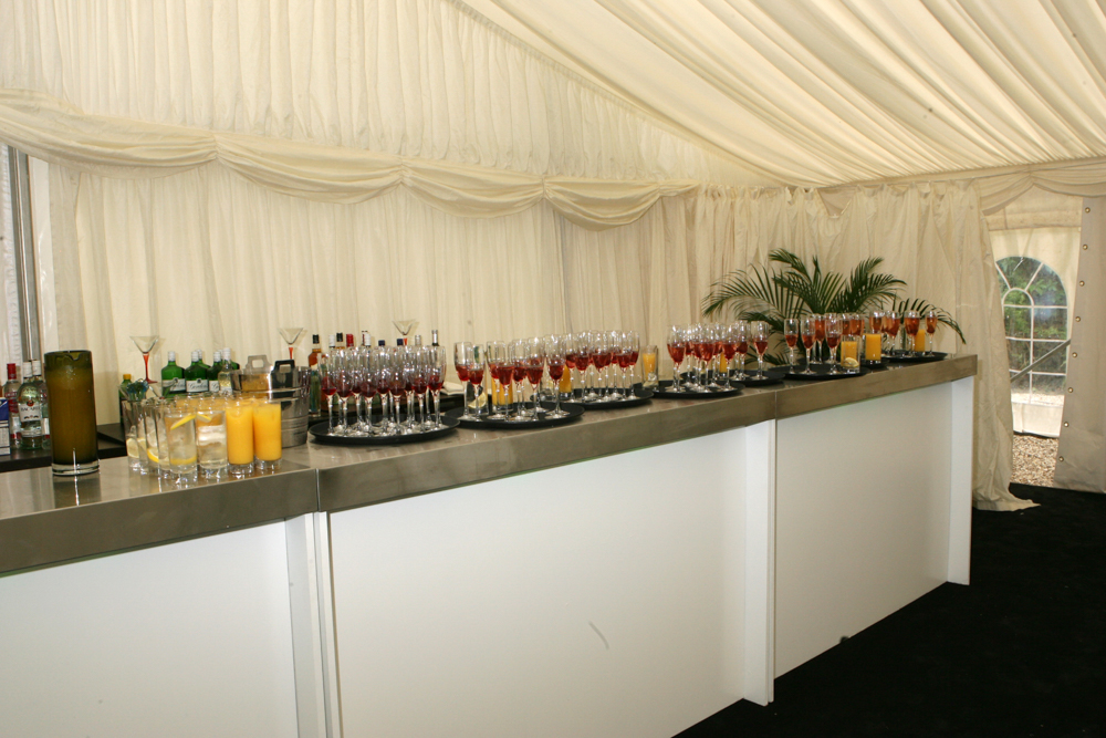 Corporate Event Marquee - Bar
